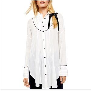 Free People Amore Amore Piped Tunic
